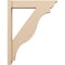 Ekena Millwork 6-in W x 28-in D x 36-in H Funston Trad Rough Cedar Woodgrain TimberThane Outlooker, Primed Tan OUTUR060X28X36FST04RCPR - alternate 3
